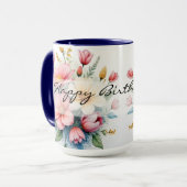 Mug Wildflowers Beautiful Trendy Luxury Collection (Devant gauche)