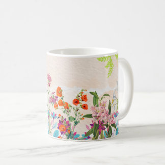 Mug Wildflowers Floral, Botanical Garden, Colorful gif