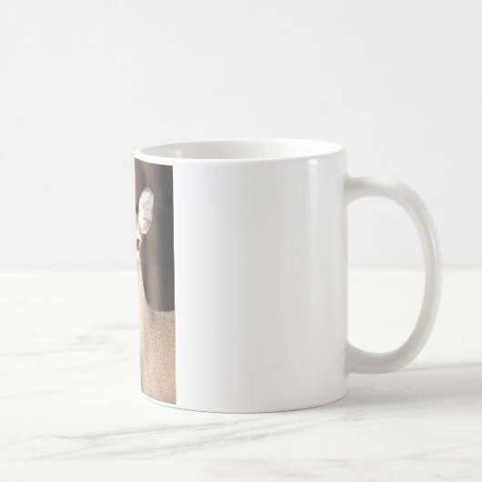 Mug Wildlife Whitetail Deer Doe Portrait (Droite)