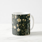Mug Wilhelmina Dark Daisy Floral (Devant droit)