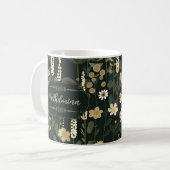 Mug Wilhelmina Dark Daisy Floral (Devant gauche)