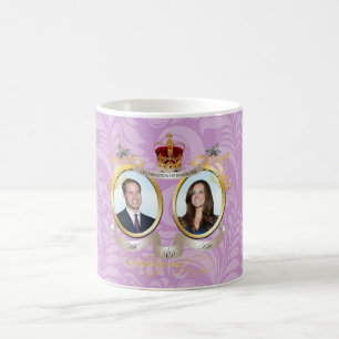 Mug Will+Kate mariage, DO-IT-YOURSELF Couleur !!