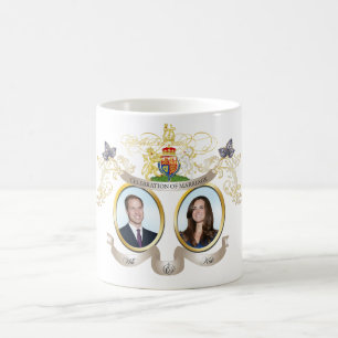 Mug Will+Kate mariage, DO-IT-YOURSELF couleur arrière 
