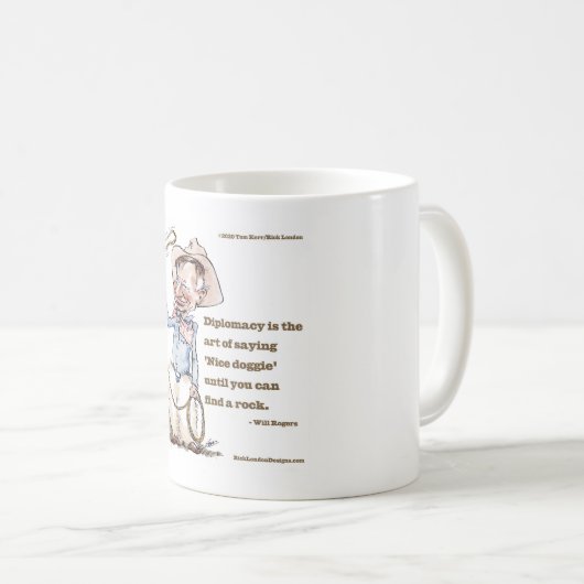 Mug Will Rogers & Citation (Devant droit)