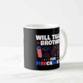 Mug Will Trade Brother Pour Les 4 juillet De Pétards (Devant droit)