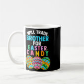 Mug Will Trade Brother Pour Pâques Candy Egg Hunt Boys (Gauche)