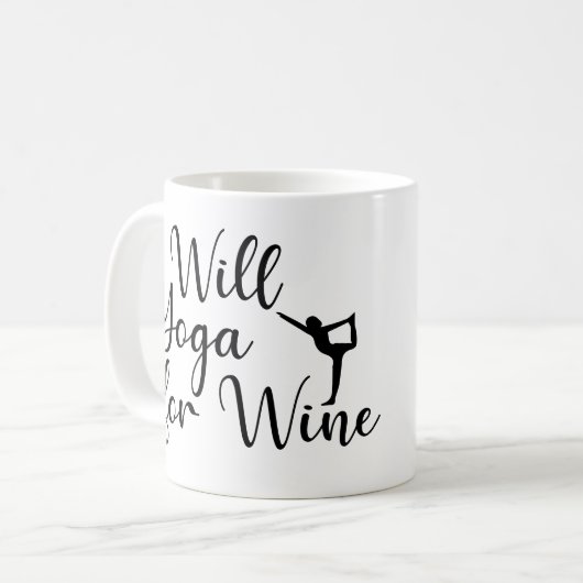 Mug Will Yoga pour vin (Devant gauche)