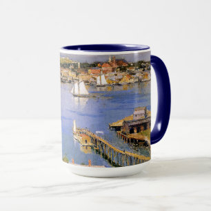Mug Willard Metcalf, Port de Gloucester, Soleil