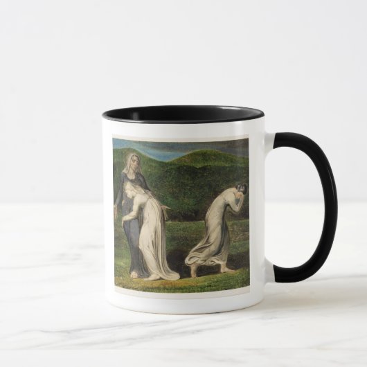 Mug William Blake | Naomi suppliant Ruth et Orpah à (Droite)