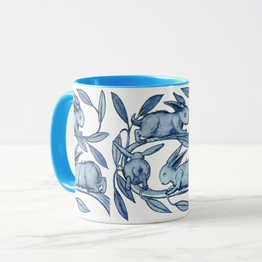 Mug William De Morgan Rabbits (Devant gauche)