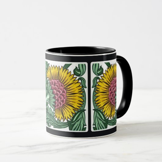 Mug William de Morgan Tile (Devant droit)