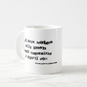 Mug William et mariage royal snob gai 2011 de Kate (Devant gauche)