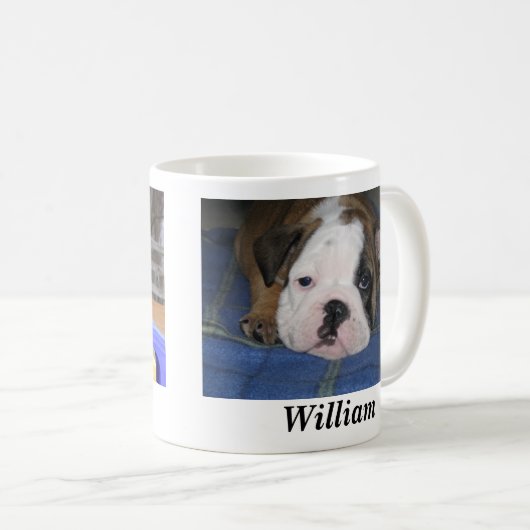 Mug William le bouledogue #2 (Devant droit)