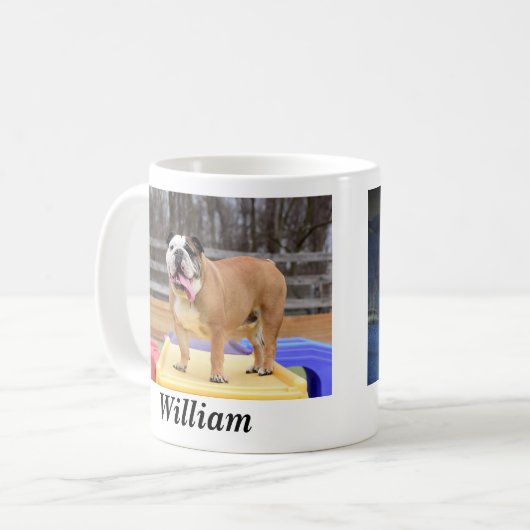 Mug William le bouledogue #2 (Devant gauche)