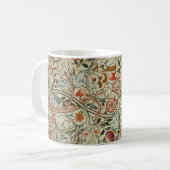 Mug William Morris Acanthus Broderie Motif Floral (Devant gauche)