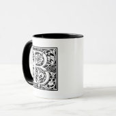 Mug William Morris Alphabet "B" (Devant gauche)