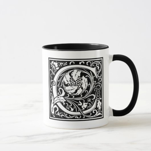 Mug William Morris Alphabet "C" (Droite)