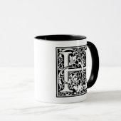 Mug William Morris Alphabet "H" (Devant droit)