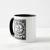 Mug William Morris Alphabet "L" (Devant gauche)