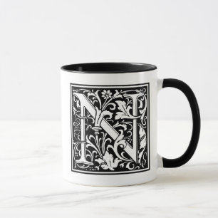 Mug William Morris Alphabet "N"