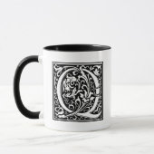 Mug William Morris Alphabet "Q" (Gauche)