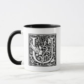 Mug William Morris Alphabet "U" (Gauche)