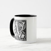 Mug William Morris Alphabet "W" (Devant gauche)