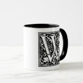 Mug William Morris Alphabet "W" (Devant droit)
