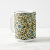Mug William Morris - Antique 1873 Vin et Motif de fleu (Devant gauche)