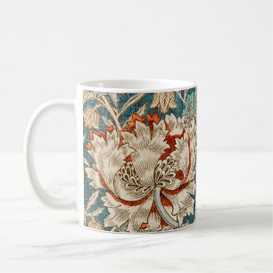 Mug William Morris Antique Honeysuckle Motif Floral