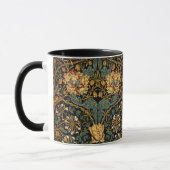 Mug William Morris Antique Honeysuckle Motif Floral (Gauche)
