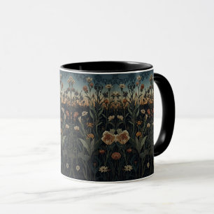Mug William Morris Art Nouveau Dark Aesthetic floral
