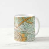 Mug William morris Art nouveau floral et feuillage (Devant droit)