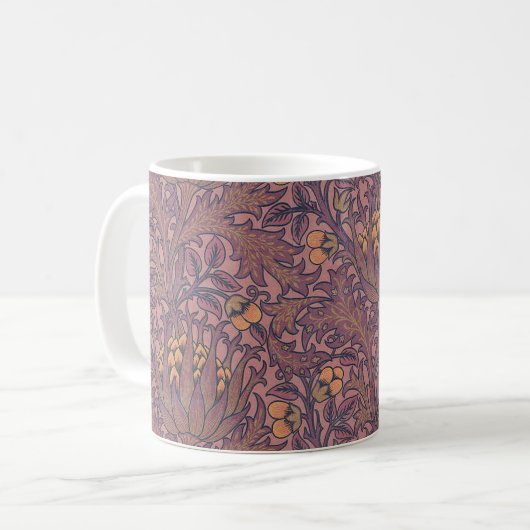 Mug William Morris Artichoke Vin et or (Devant gauche)