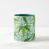 Mug William Morris Bamboo Imprimer, vert et blanc (Centre)