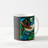 Mug William Morris Bird & Flower Tile, bleu et noir (Devant droit)
