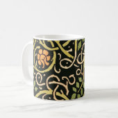 Mug William Morris Black Floral Art (Devant gauche)