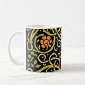 Mug William Morris Black Floral Art (Gauche)