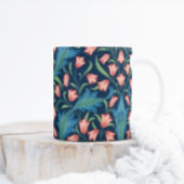 Mug William Morris Blue Green Pink Floral Pattern