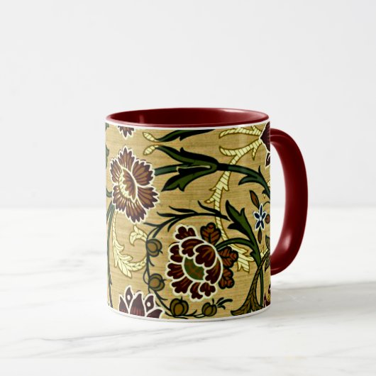 Mug William Morris - Brocade (Devant droit)