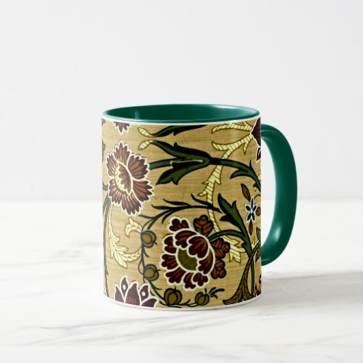 Mug William Morris - Brocade (Devant droit)
