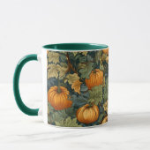 Mug William Morris Citrouille d'automne épice personna (Gauche)