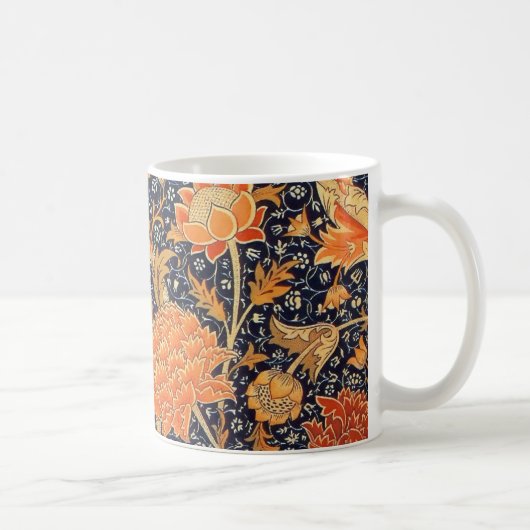 Mug William Morris Cray Floral Art Nouveau Motif (Droite)