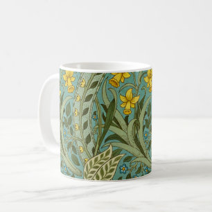 Mug William Morris Daffodil Motif Floral Classique
