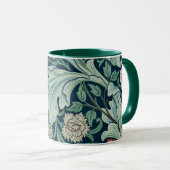 MUG : WILLIAM MORRIS : DESIGN FLORAL (Devant droit)