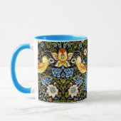 Mug William Morris design, Strawberry Thief (Gauche)