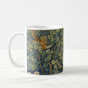 Mug William Morris Écureuil Faisan Fleur Vintage