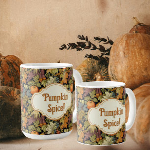 Mug William Morris Épice de Citrouille d'Automne Perso