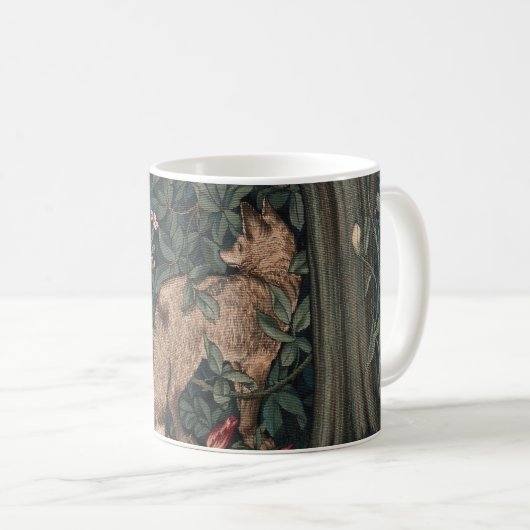 Mug William Morris Faune sauvage Fox (Devant droit)