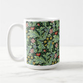 Mug William Morris Fleurs florales Carnation vert rose (Gauche)